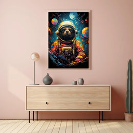 Cosmic Canine Adventure Poster