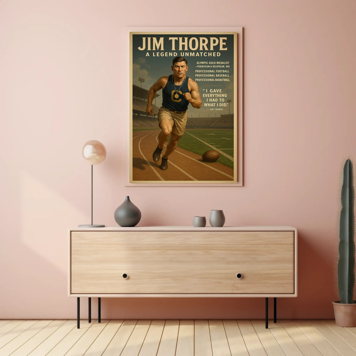 Jim Thorpe A Legend Unmatched Poster