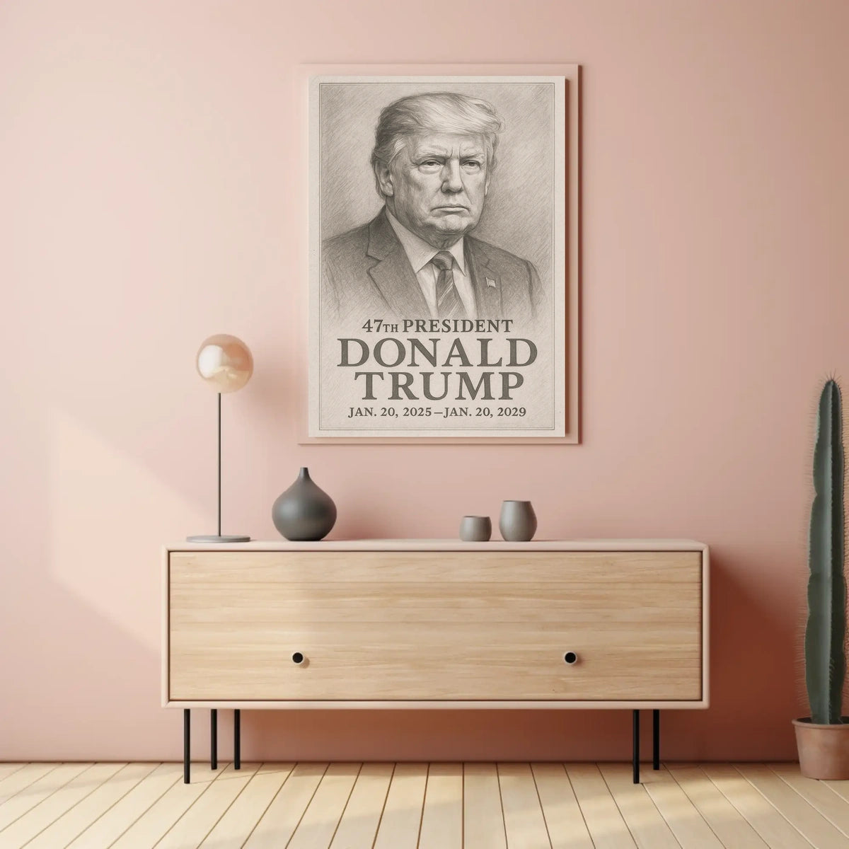 Donald Trump 47th President Poster