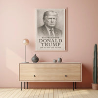 Donald Trump 47th President Poster