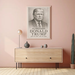 Donald Trump 47th President Poster