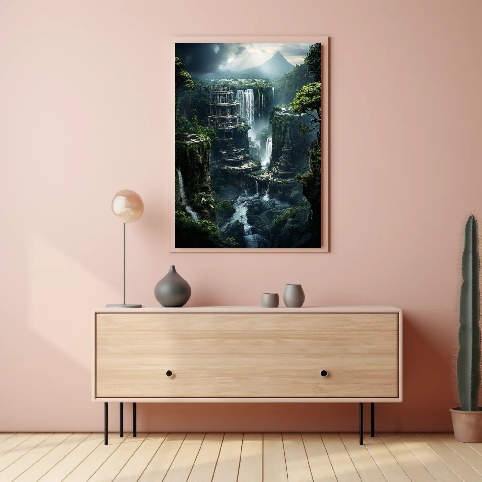Enchanted Waterfalls Of The Lost City Poster