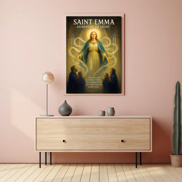 Saint Emma Guardian of Light Poster PosterGoat