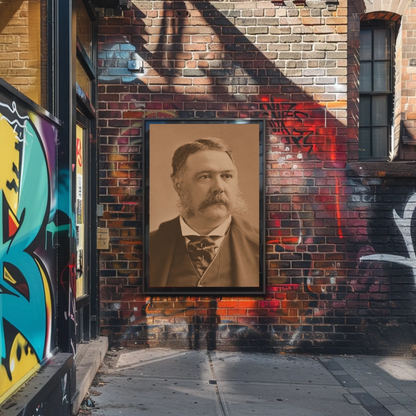Chester A. Arthur 21st President Sepia Photo