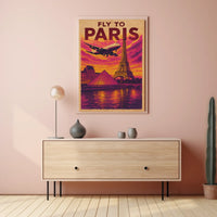 Fly To Paris Poster