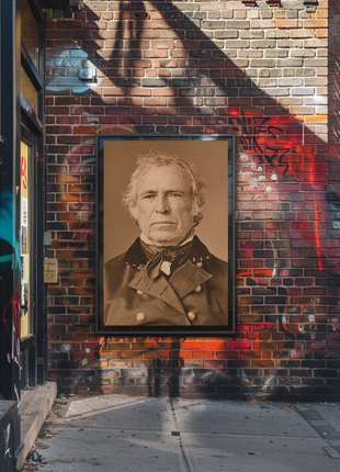 Zachary Taylor 12th President Sepia Photo