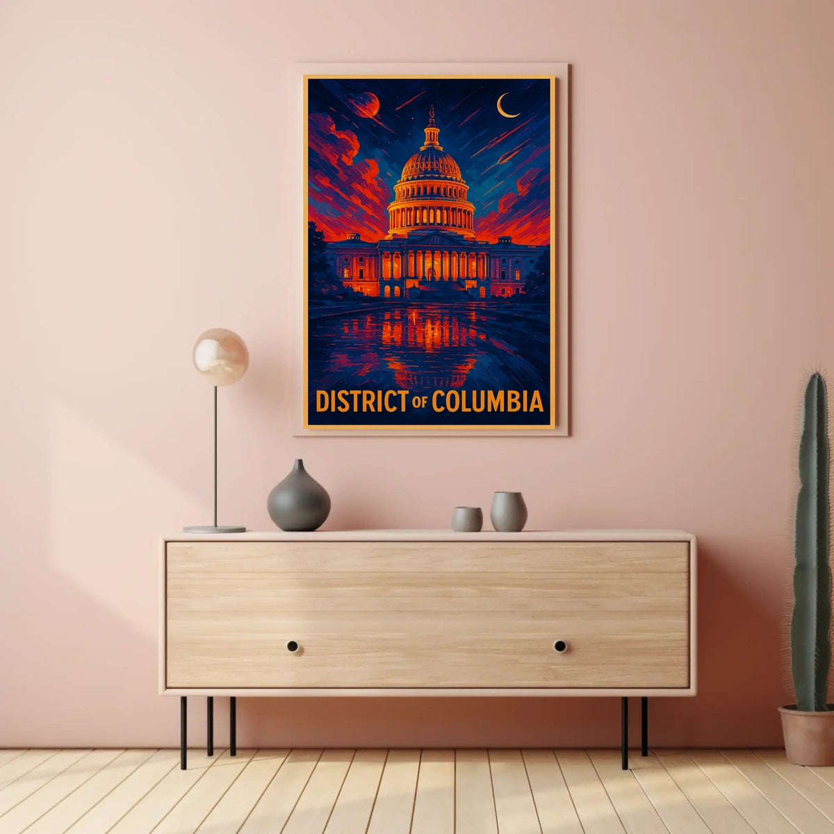 District Of Columbia Capitol Poster