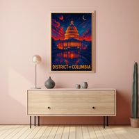District Of Columbia Capitol Poster