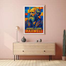 James Clerk Maxwell Poster