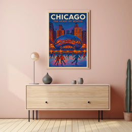 Chicago The Heart of Winter Poster