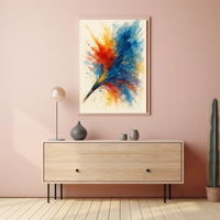 Colorful Brushstroke Explosion Poster