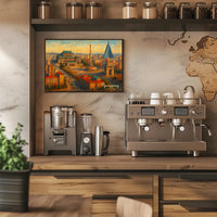 Pyongyang Cityscape Photography Realism Wanderlust Poster