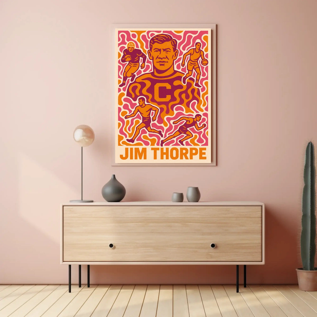 Jim Thorpe Athletic Legend Poster