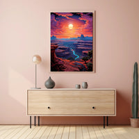 Canyon Sunset Serenity Poster PosterGoat