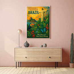 Experience the Heartbeat of Brazil Poster