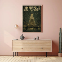Indianapolis Circle Of Light Poster