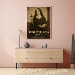 Saint Etheldreda (Audrey) Poster