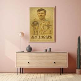 Jim Thorpe Legendary Athlete Jim Thorpe Poster