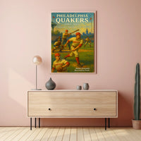 Philadelphia Quakers Celebrating a Legendary Era in Baseball Poster