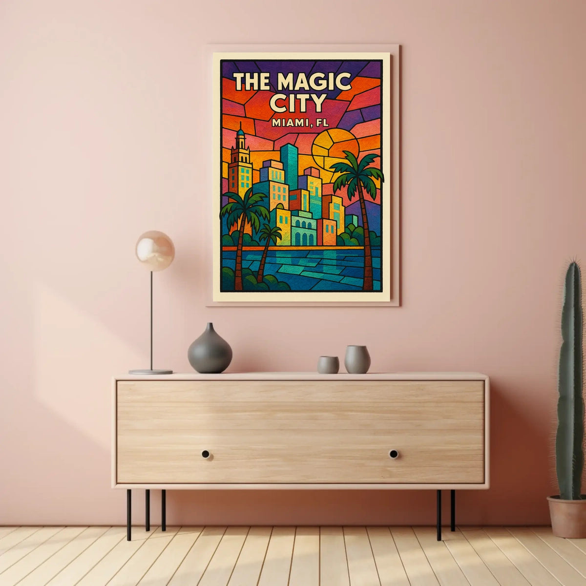 The Magic City Miami, FL Poster