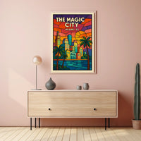 The Magic City Miami, FL Poster