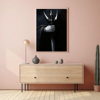 Dramatic Medieval Sword Fantasy Mythology Poster PosterGoat