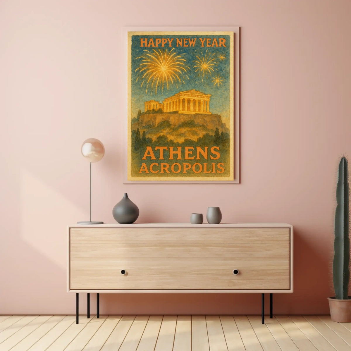 New Year's Celebration at the Parthenon Cultural Poster