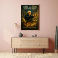 James Madison Vintage Style Historical or Presidential Poster