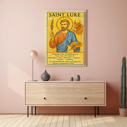 Saint Luke Patron of Artists and Physicians Poster PosterGoat