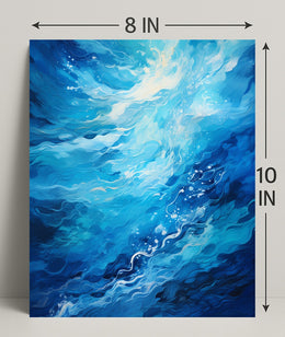 Oceanic Whirl Poster