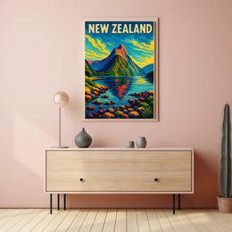 New Zealand Landscape Poster