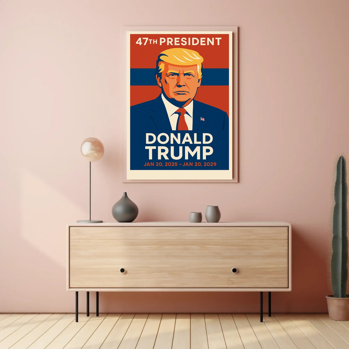 Trump Visionary Leader Pop Art Patriotic Poster
