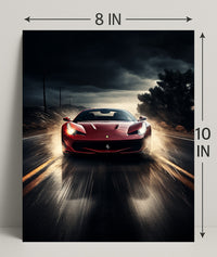 Speed And Power Poster
