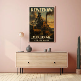 MichiganS Copper Boom Poster