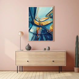 Abstract Timeless Landscape Art Poster