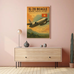 IL-28 Beagle Soaring Through History Poster