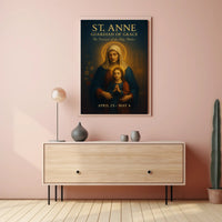 St. Anne Devotional Masterpiece: Cultural or Heritage Poster PosterGoat