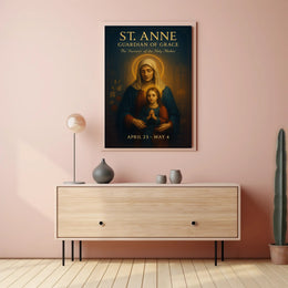 St. Anne Devotional Masterpiece: Cultural or Heritage Poster PosterGoat