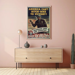 World War II Transportation Support WWII Poster