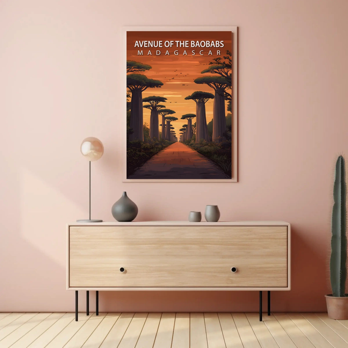 Avenue of the Baobabs Madagascar Poster