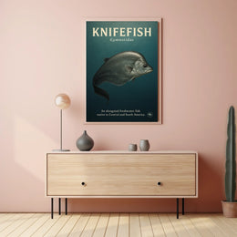 Knifefish Gymnotidae Poster
