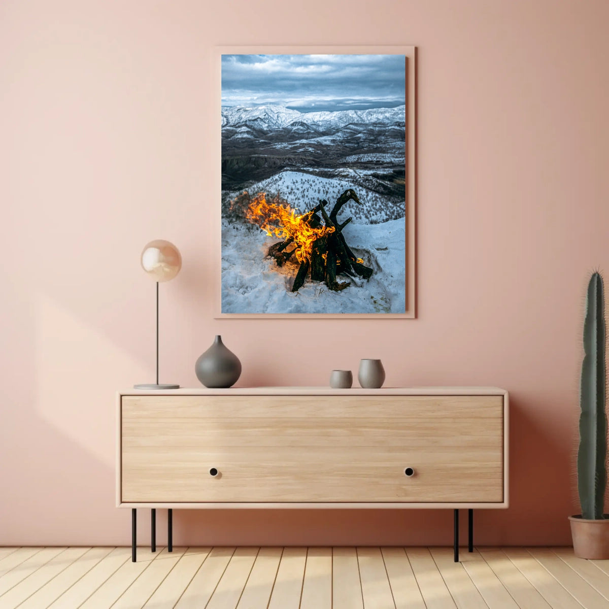 Festive Ornament In Nature Poster
