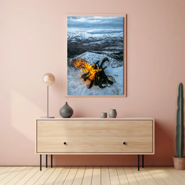 Festive Ornament In Nature Poster