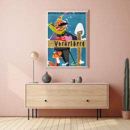 Winter Fun In Vorarlberg Poster