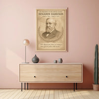 Benjamin Harrison 23Rd President Poster