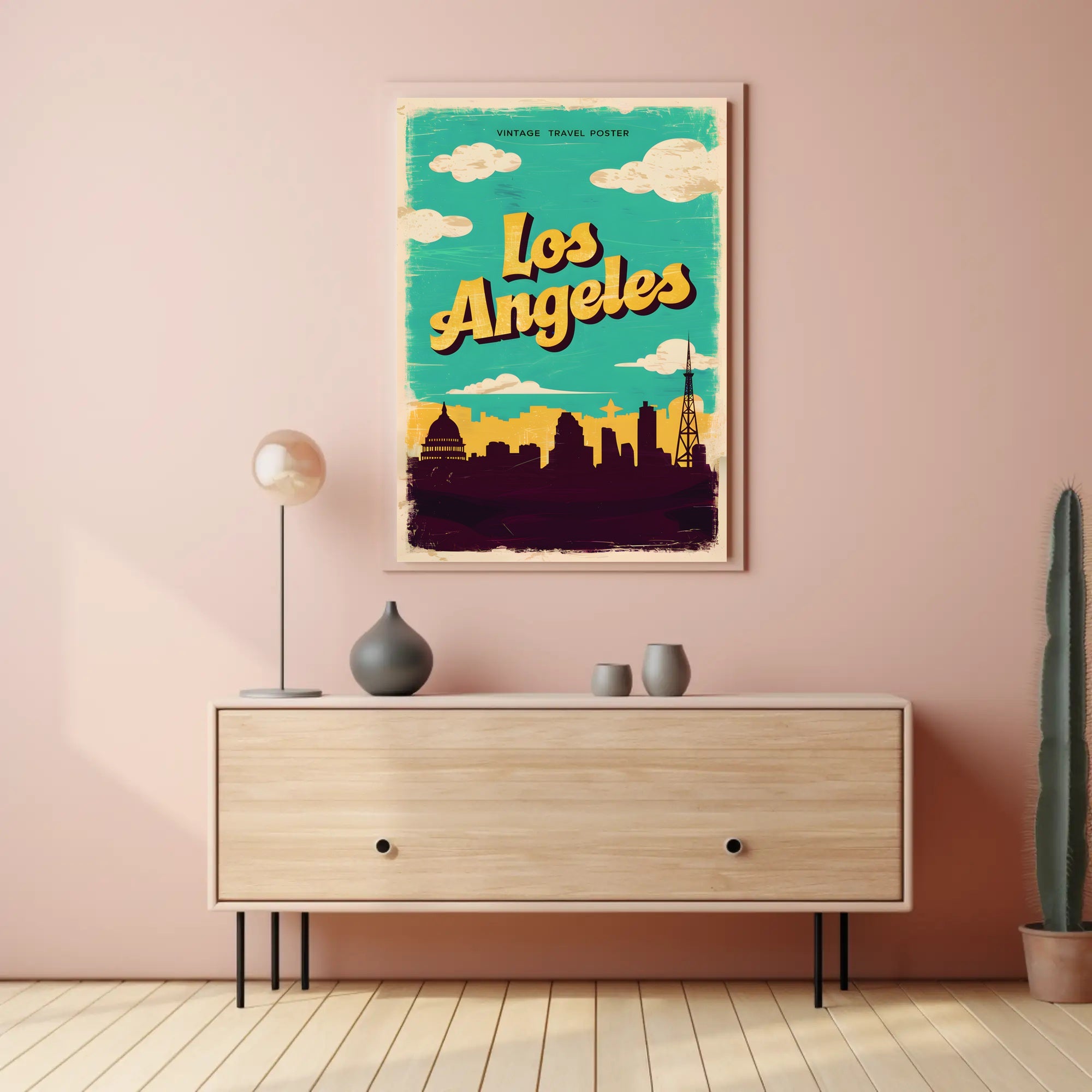 Los Angeles Vintage Poster