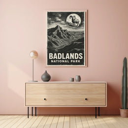 Badlands National Park Poster