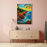Explore the Wild Beauty of Acadia Poster
