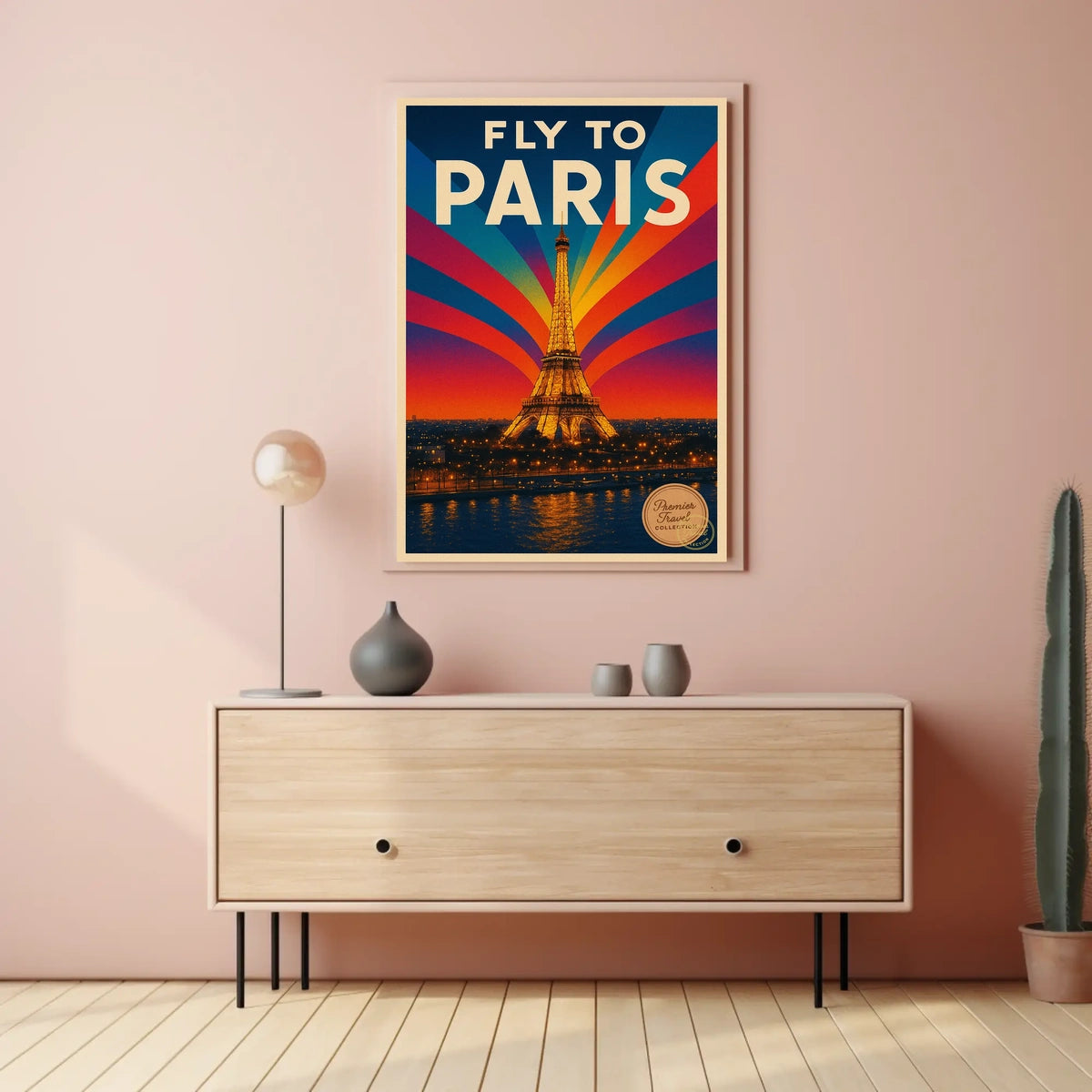 Fly To Paris Poster