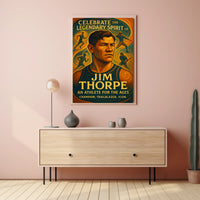 Celebrate the Legendary Spirit Jim Thorpe Poster
